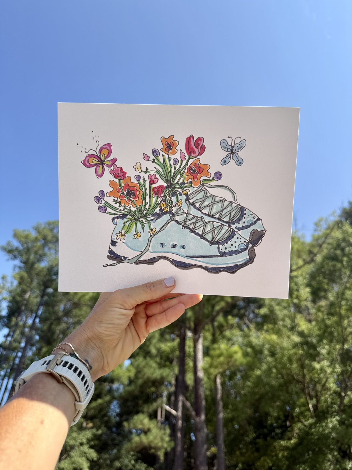 Wildflower Shoes Print styled at home (2)