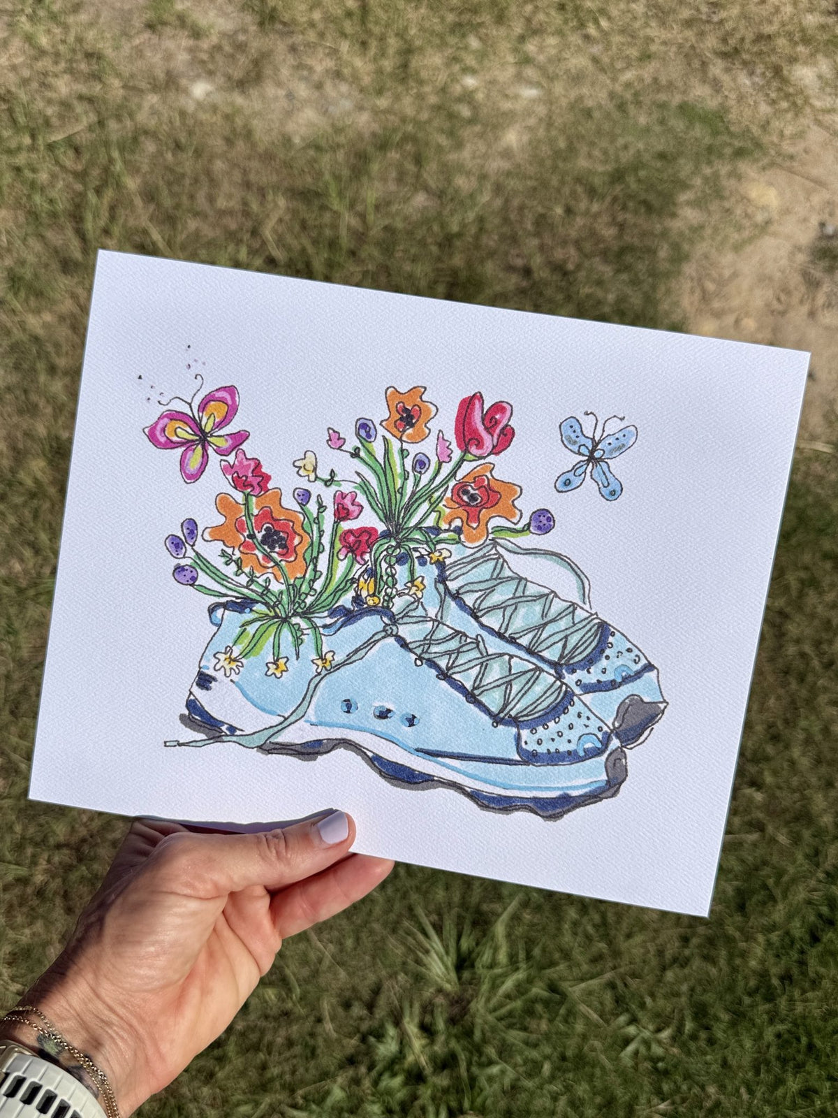 Wildflower Shoes Print styled at home (4)