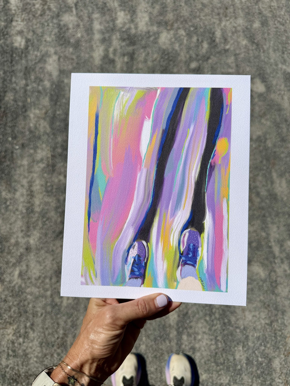 Running Colors Print styled at home (2)