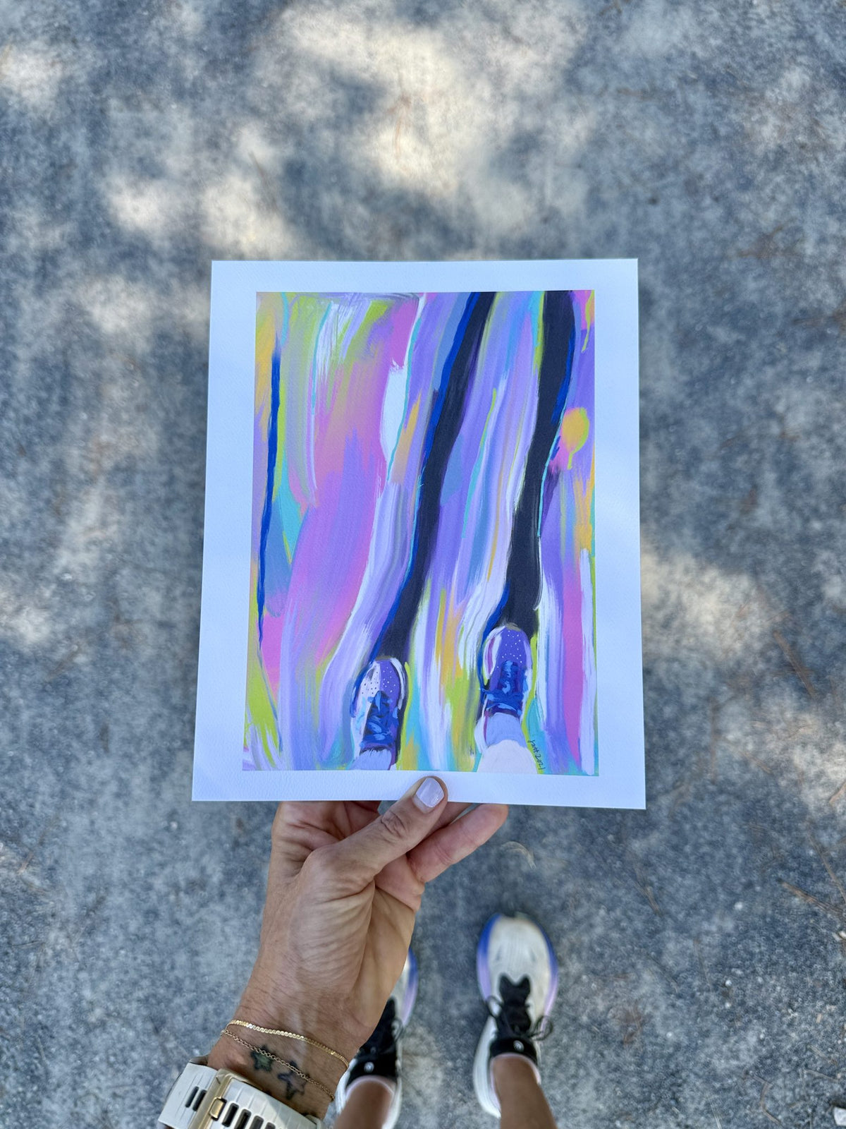 Running Colors Print styled at home (3)