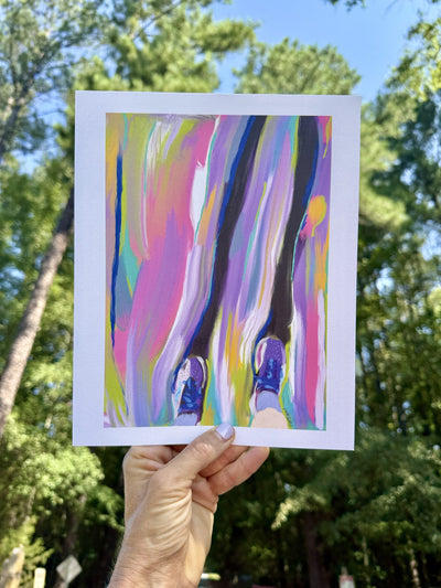 Running Colors Print styled at home