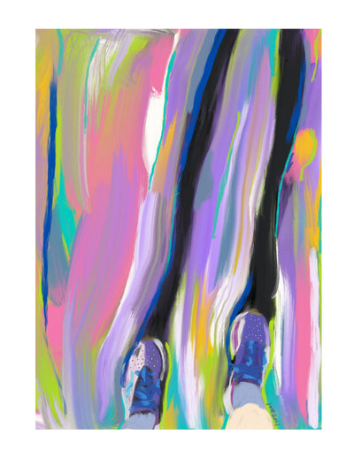 Running Colors Print