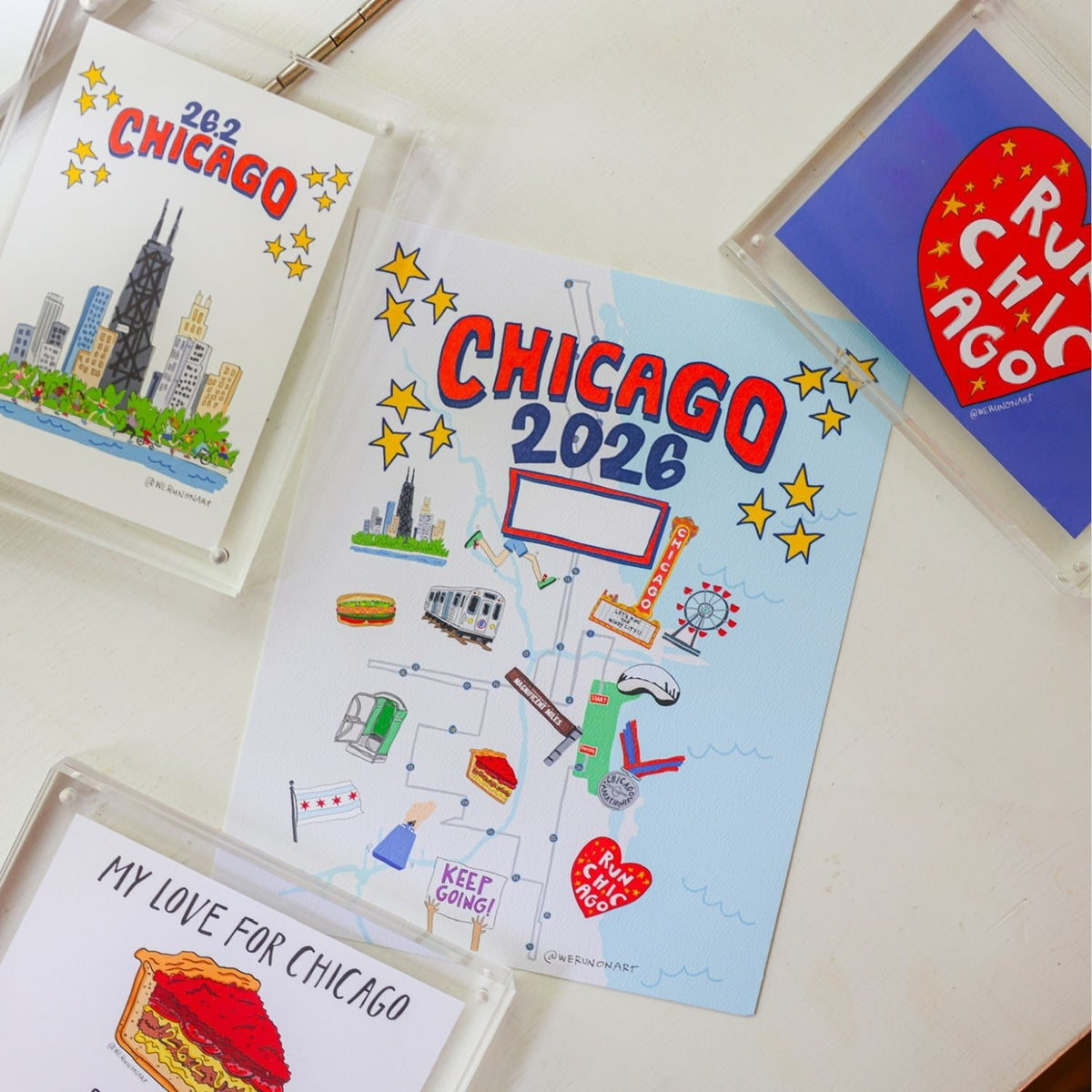 Chicago Course Map Print (Limited Edition) styled at home (4)