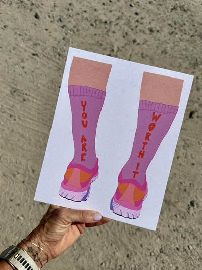 Worth It Socks Print styled at home