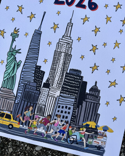 NYC Skyline Print, close-up detail