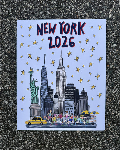NYC Skyline Print styled at home (2)