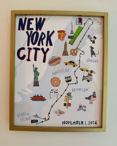 NYC Course Map Print (Limited Edition)