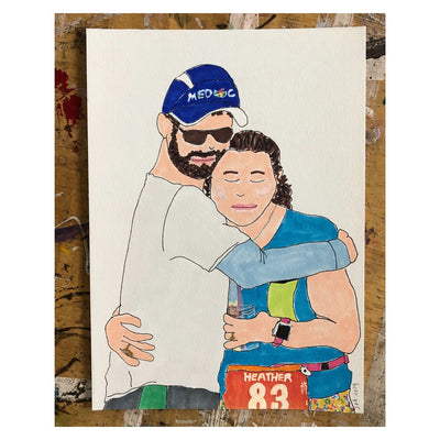 Custom Runner Portrait, close-up detail (10)