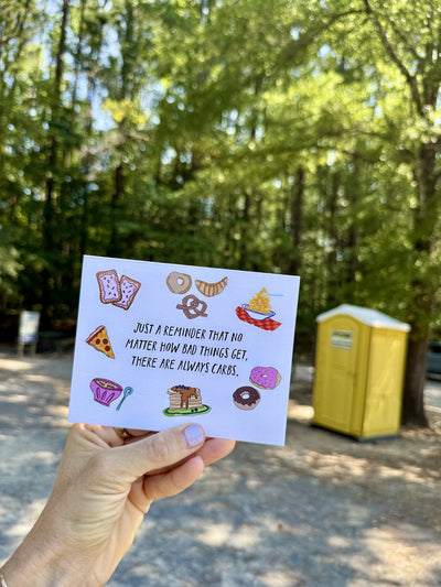 Always Carbs Card styled at home (3)