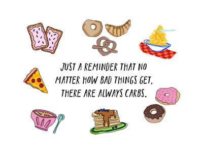 Always Carbs Card
