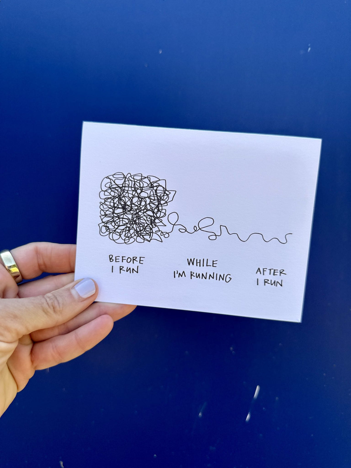 Untangled Card styled at home