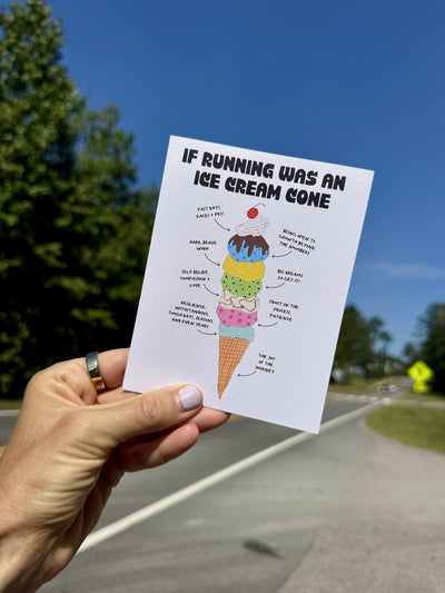 Ice Cream Cone Card styled at home