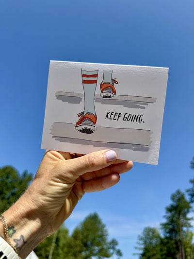 Keep Going Steps Card styled at home (3)