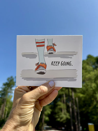 Keep Going Steps Card styled at home (4)