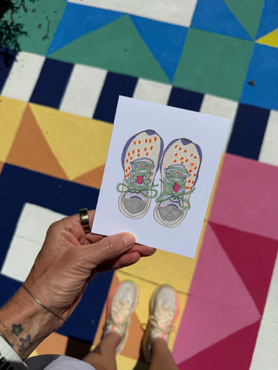 U Got This Shoes Card styled at home (3)
