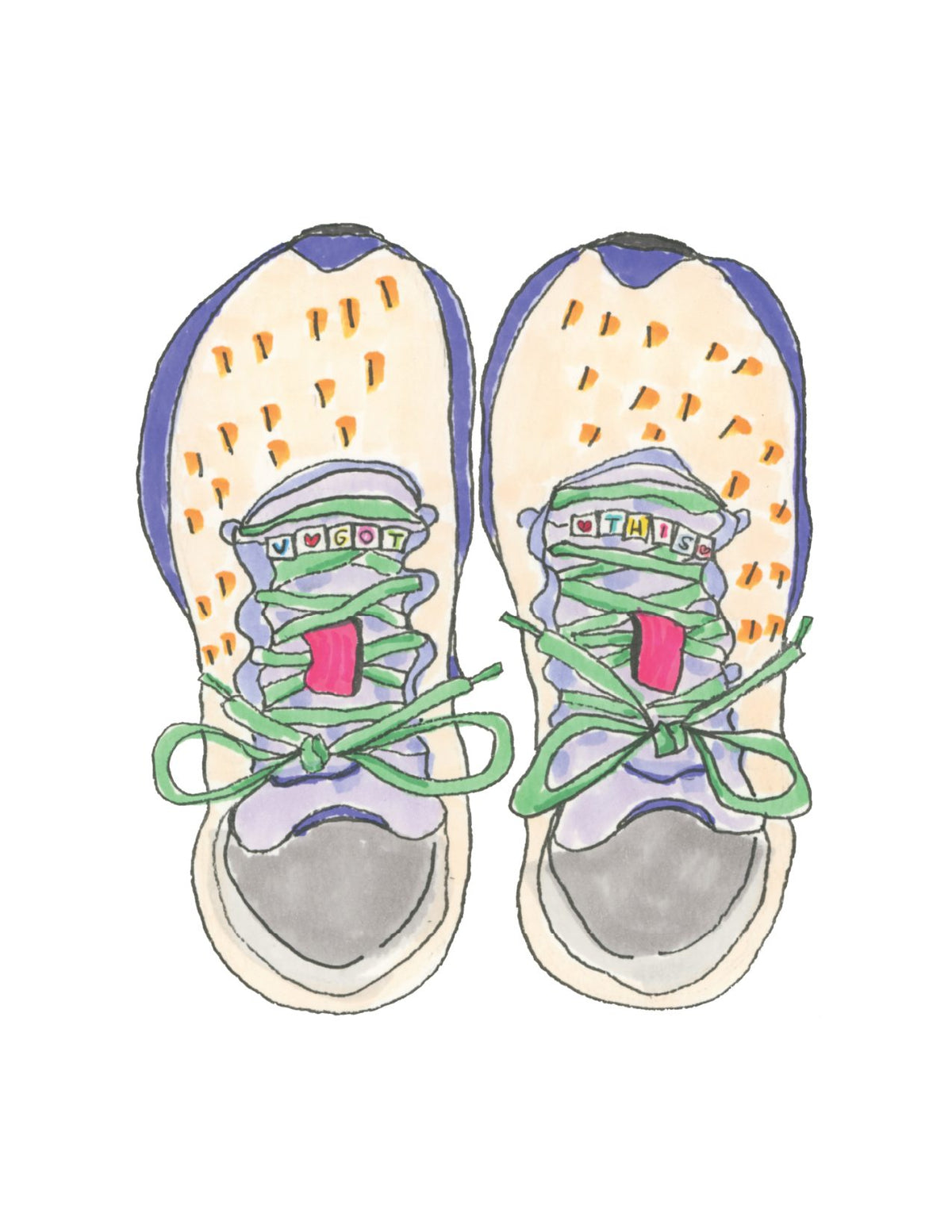 U Got This Shoes Card