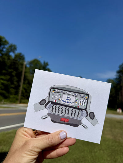 You Are Awesome Treadmill Card styled at home