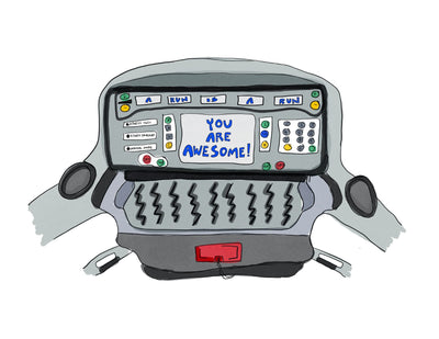 You Are Awesome Treadmill Card