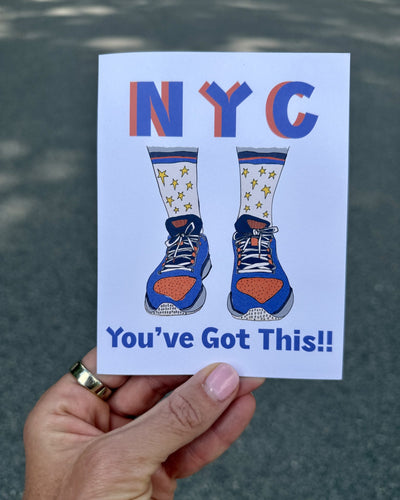 NYC You've Got this Greeting Card styled at home