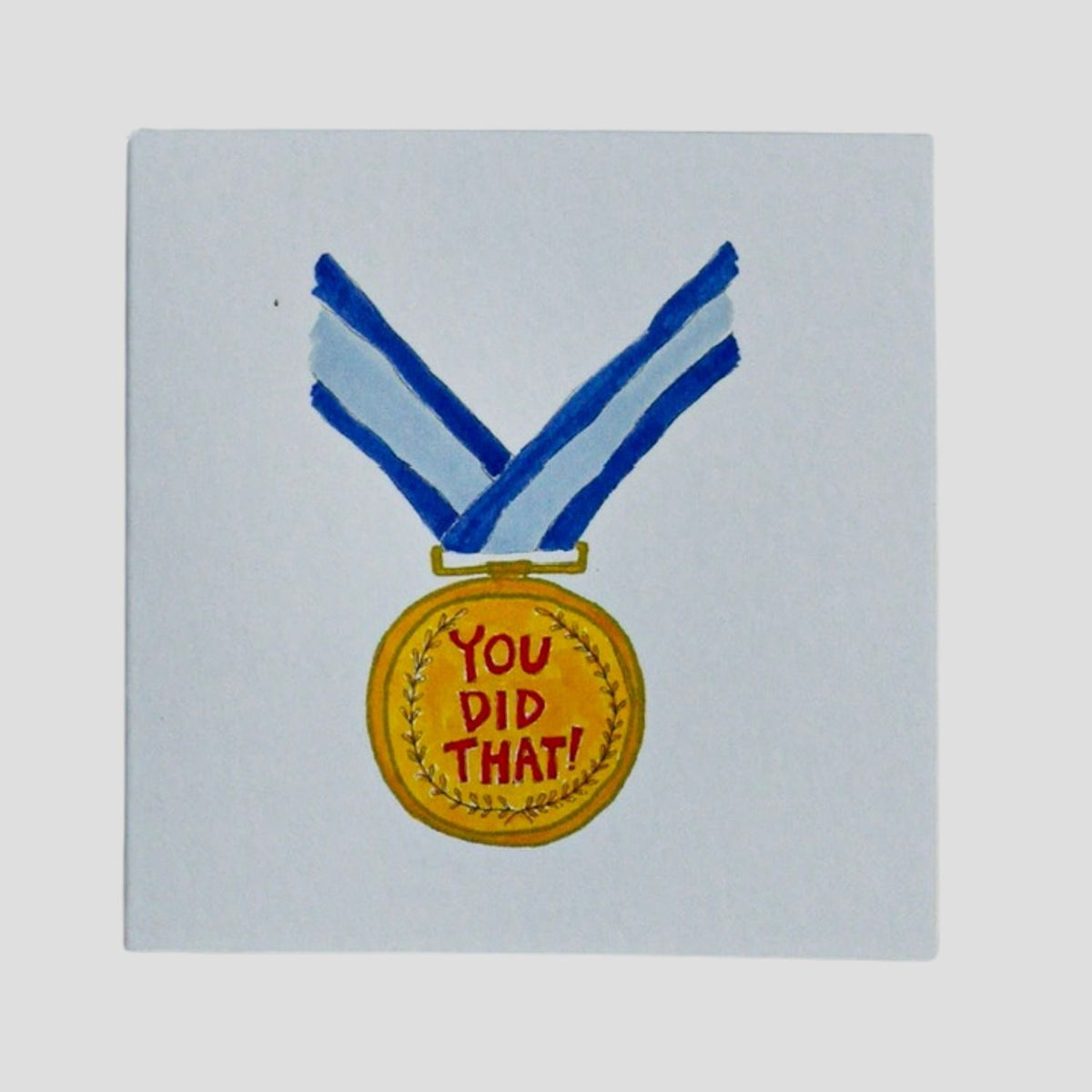You Did That! Mini Card, close-up detail