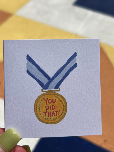 You Did That! Mini Card styled at home