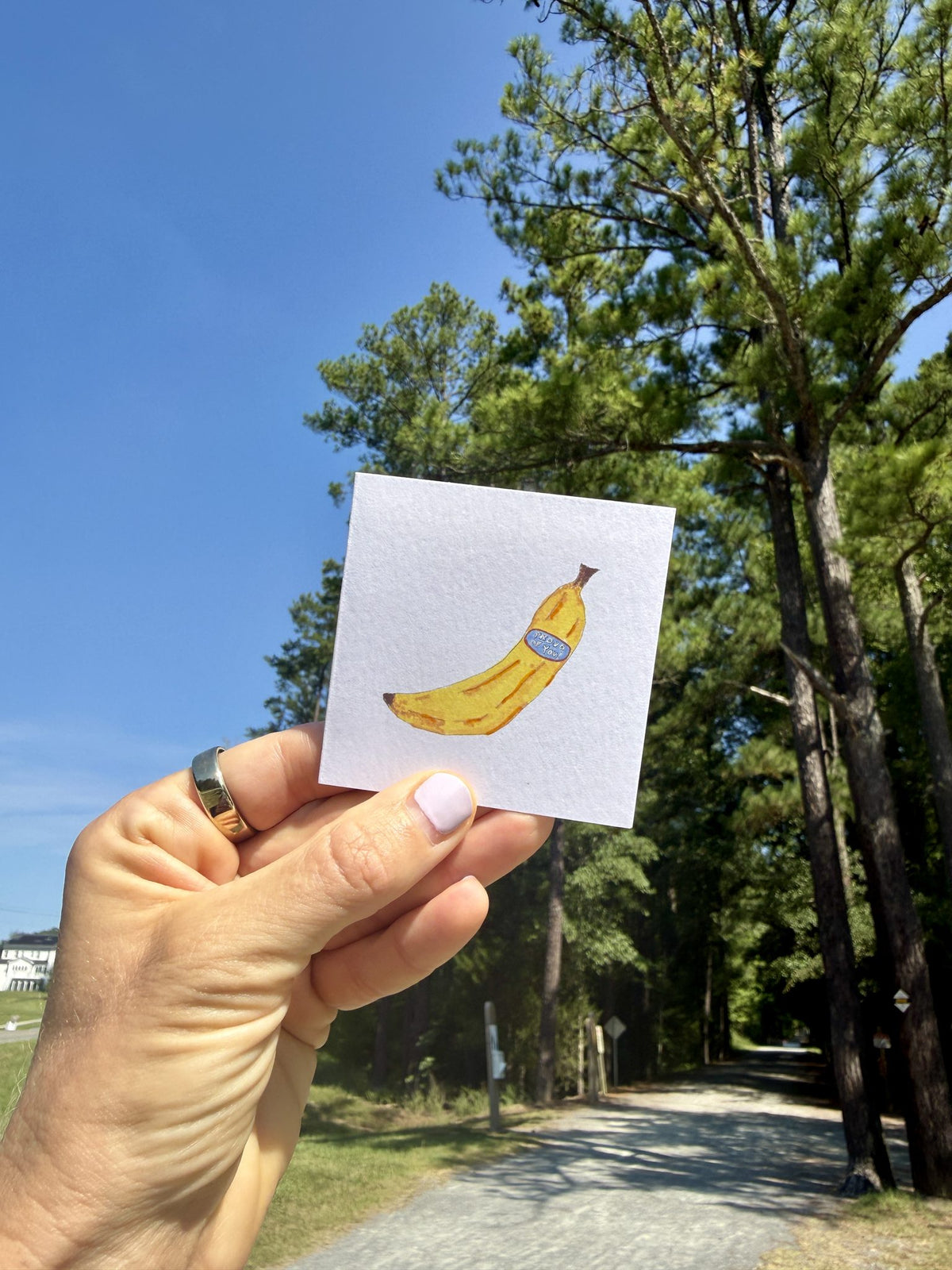 Proud Banana Mini Card styled at home (4)