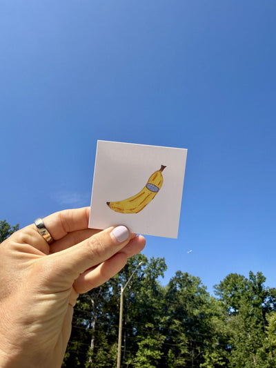 Proud Banana Mini Card styled at home