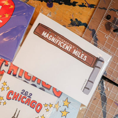 Chicago Magnificent Miles Mini Print styled at home