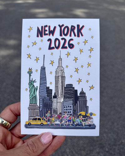 NYC Skyline Mini Print styled at home