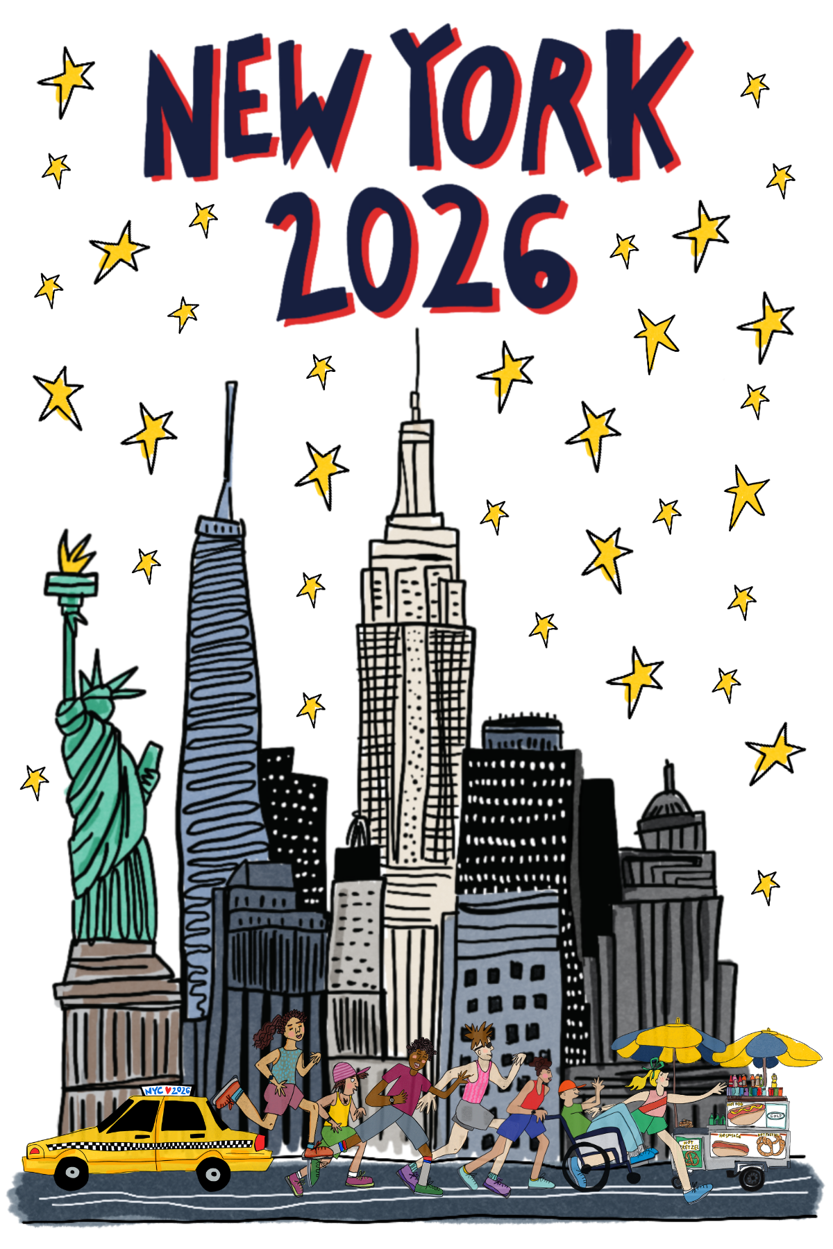 NYC Skyline Mini Print