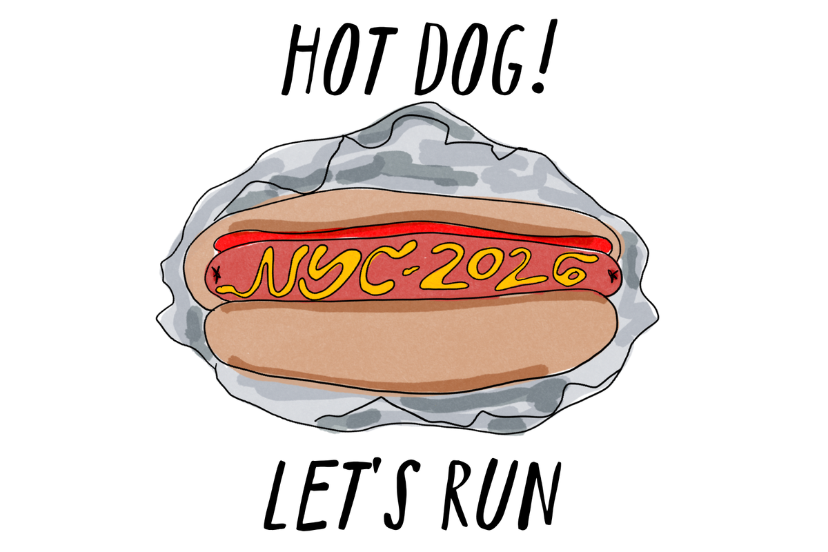 NYC Hot Dog Mini Print