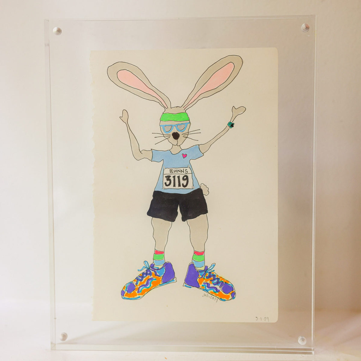 Rabbit 5 - Race Ready original artwork