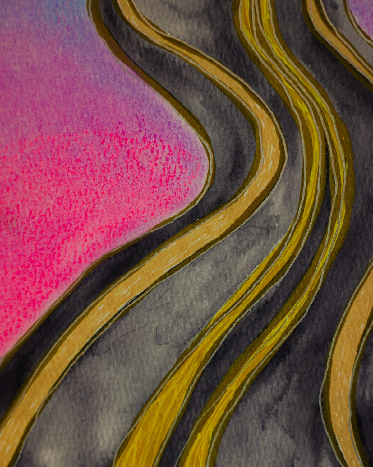 Sunset Road original artwork