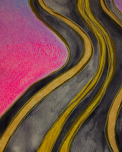 Sunset Road original artwork