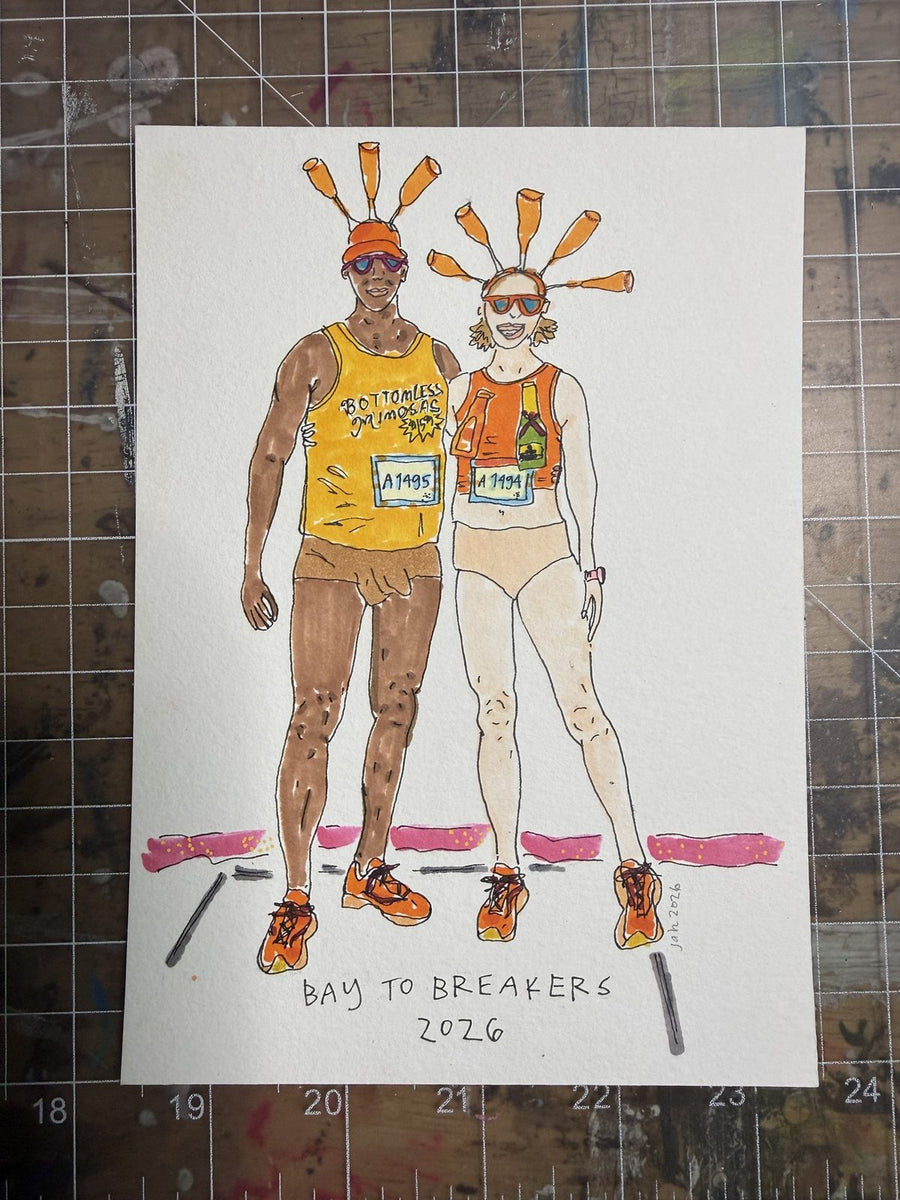 Custom runner portrait