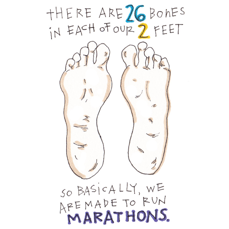 Marathon Feet | We Run On Art