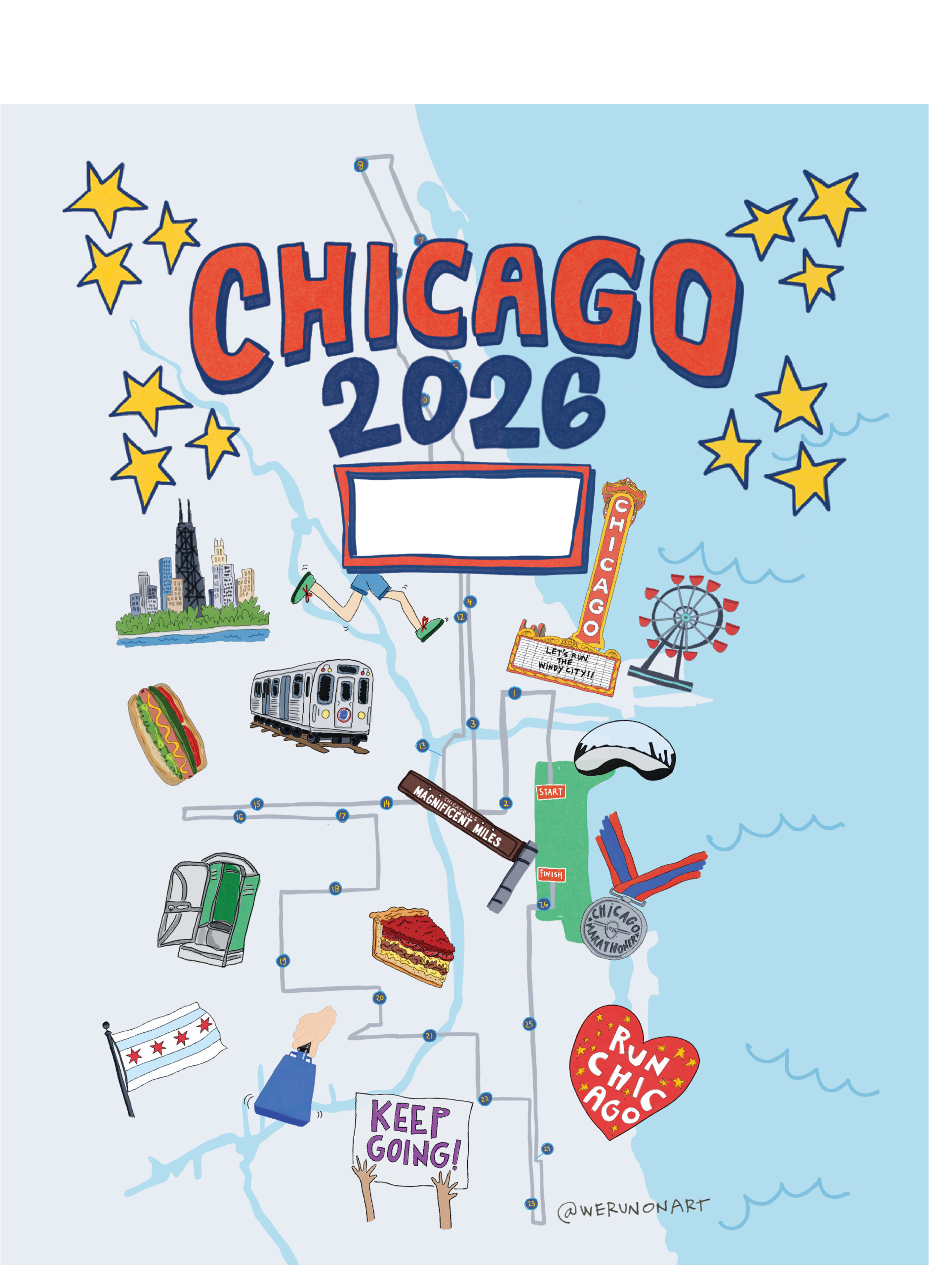 Chicago 2026 Course Map (Limited Edition) - Image 2