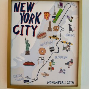 NYC Course Map Print (Limited Edition)
