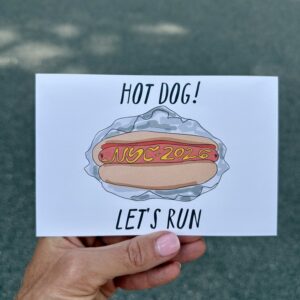 NYC Hot Dog Mini Print