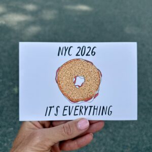 NYC Bagel Mini Print